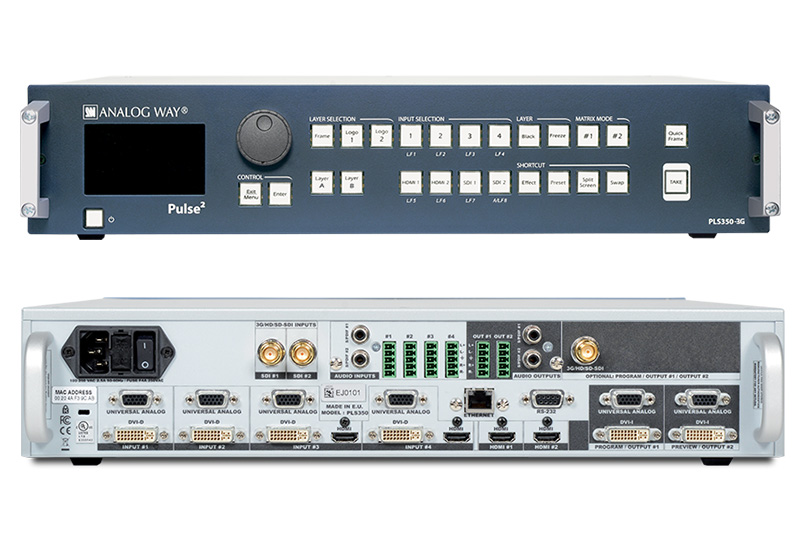 HD Seamless Switcher Matrix Scaler Analog Way