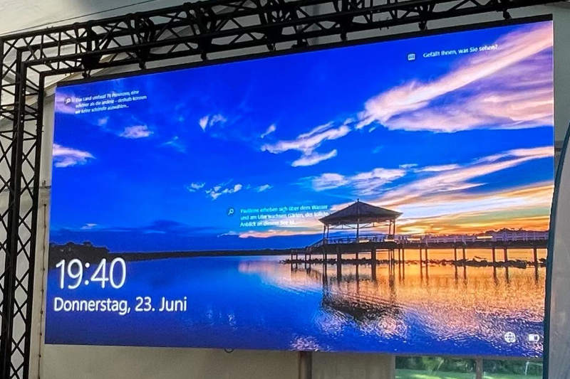 LED-Wand P3 Outdoor 3,5 x 2 Meter mieten