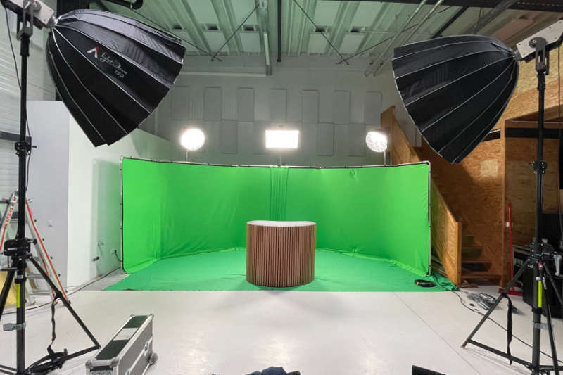 Greenscreen Vodcast Podcast TV-Studio in Kiel mieten